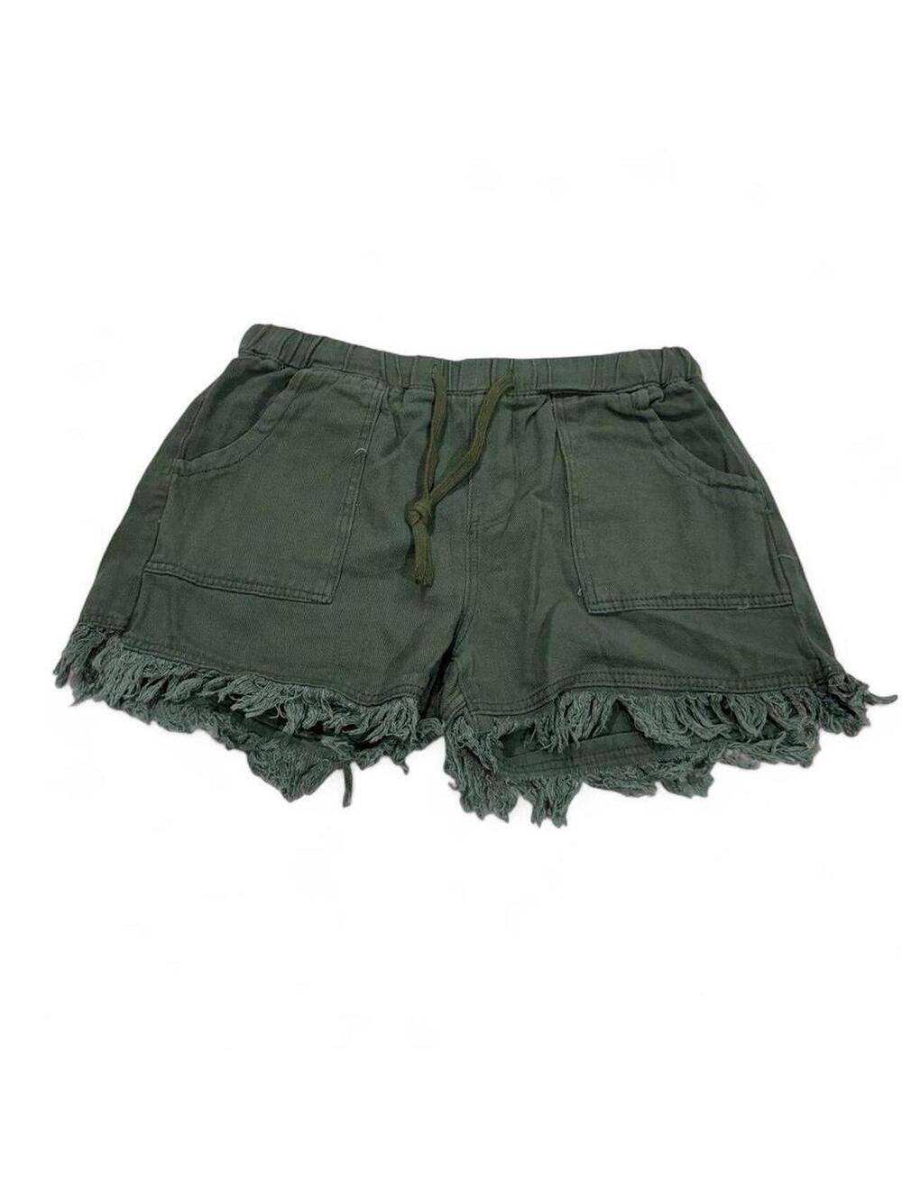 Women's Green and Khaki Shorts